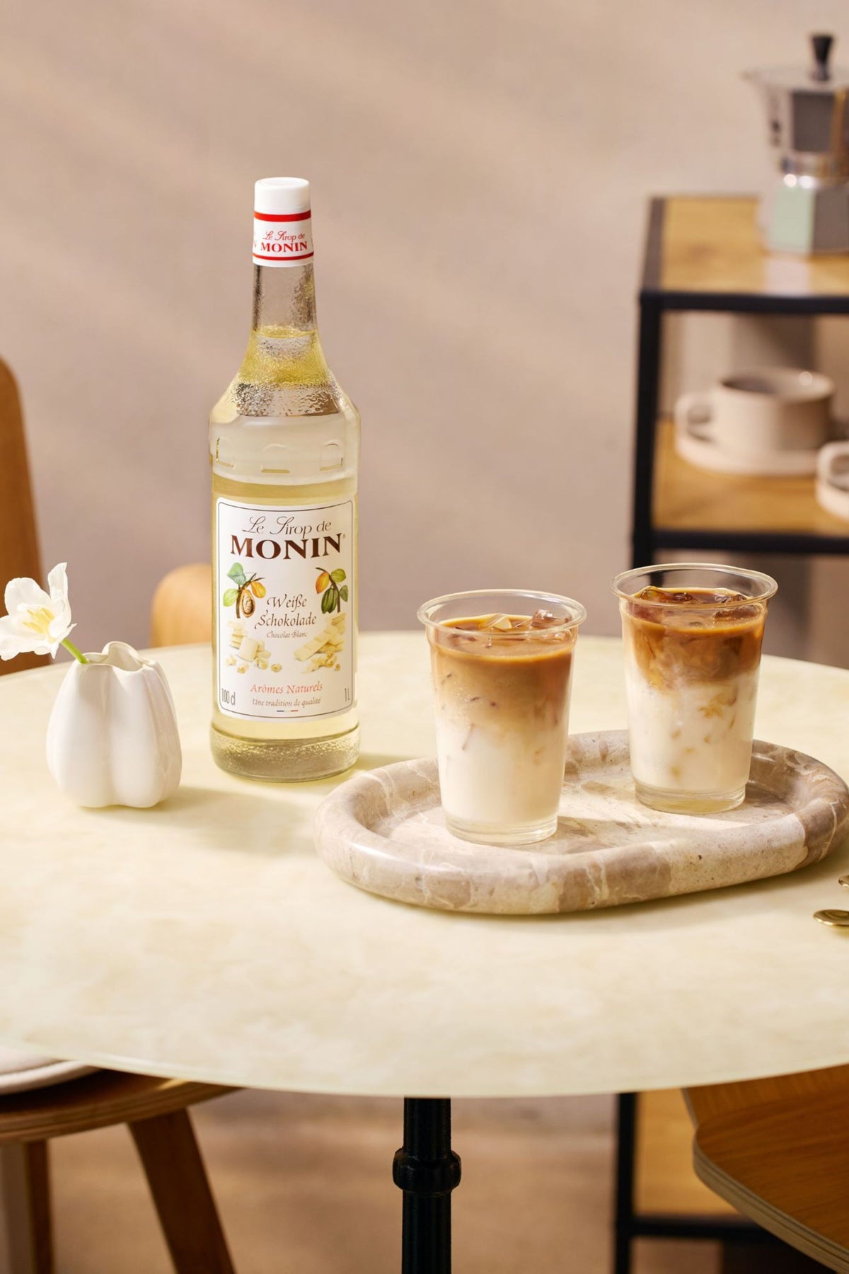 White Chocolate Iced Latte