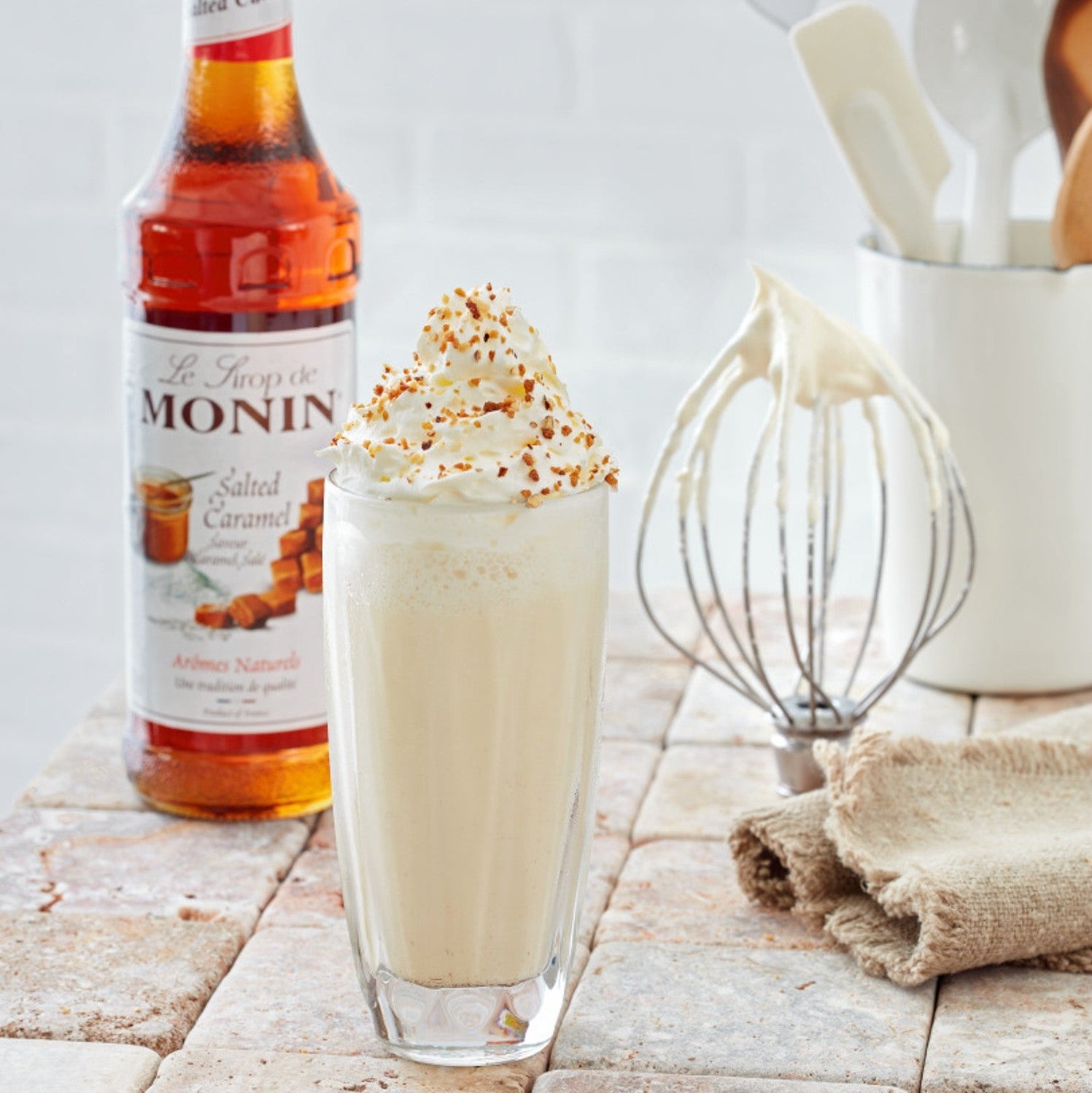 Popcorn Salted Caramel Milkshake