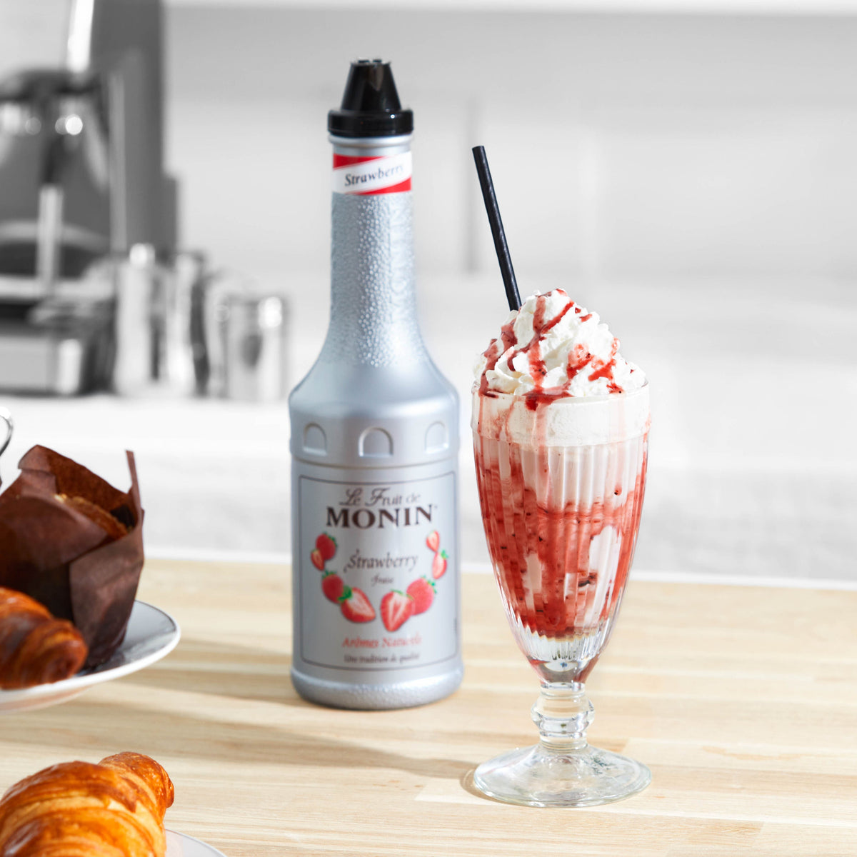 White Choc Strawberry Frappé