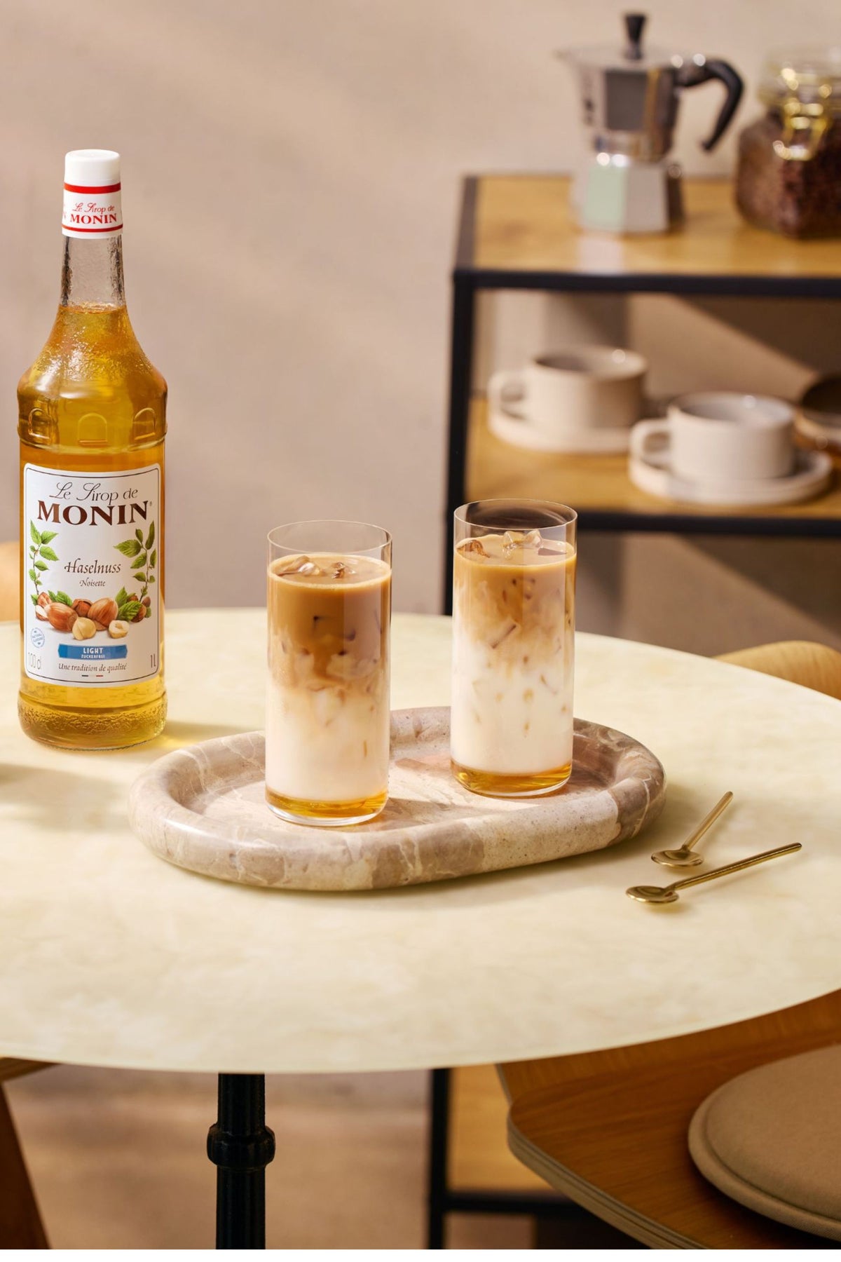 Iced Hazelnut Latte