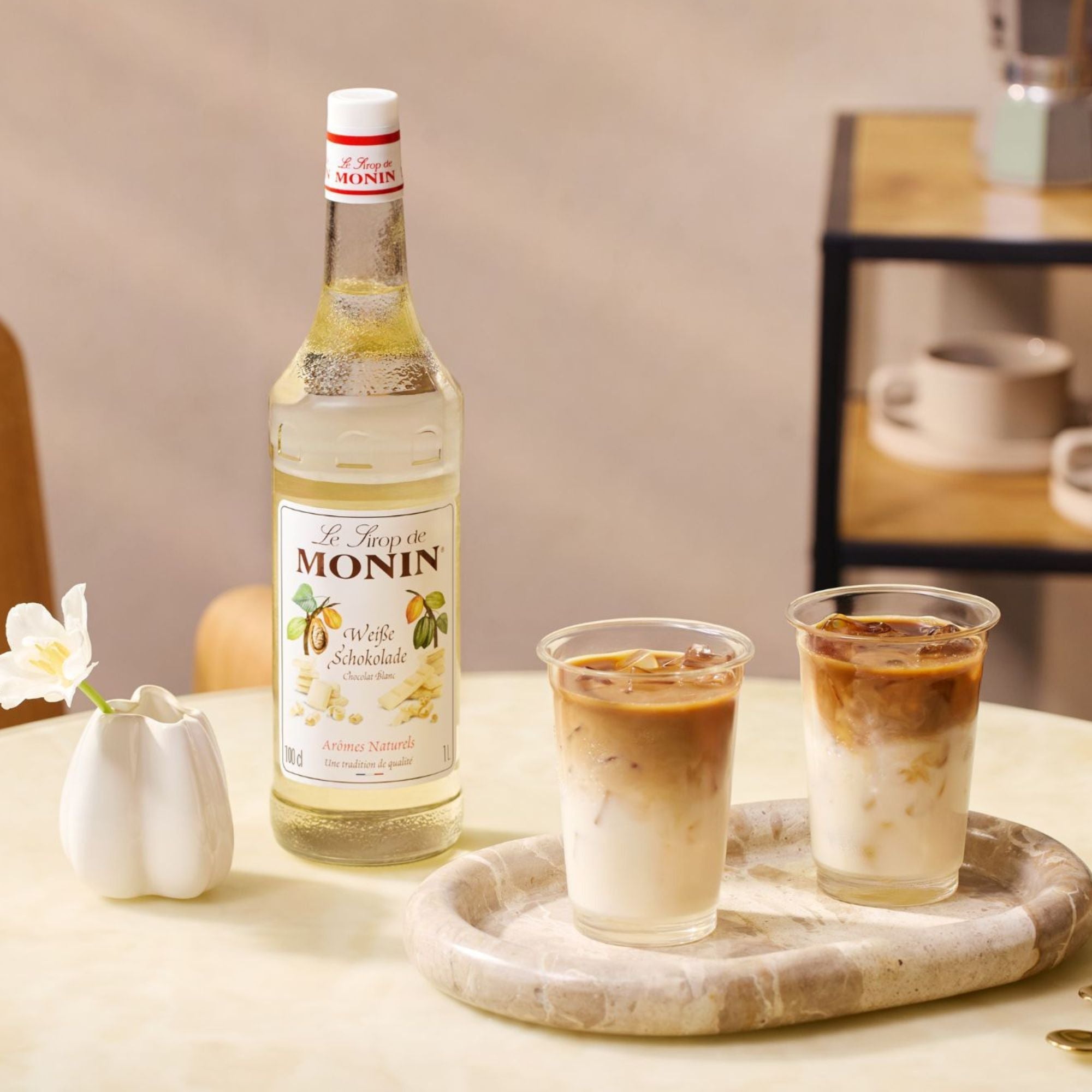 White Chocolate Iced Latte