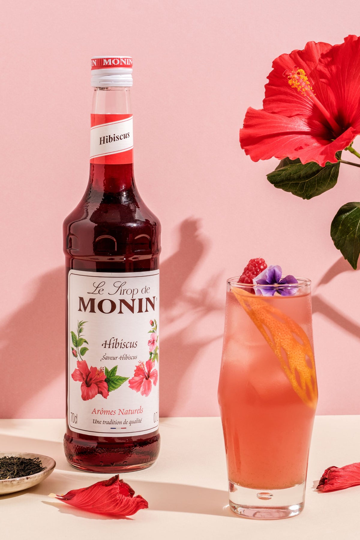 Hibiskus-Pfirsich Limonade