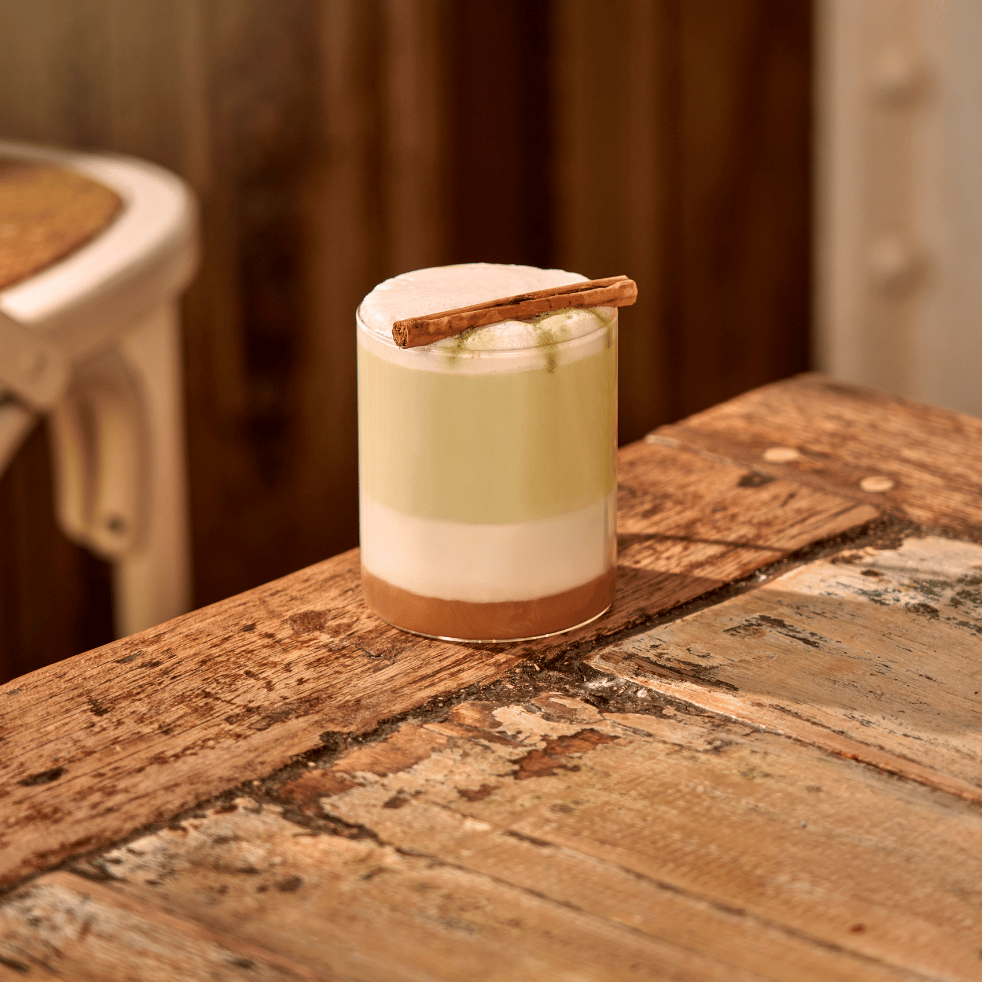 Banana Bread Matcha Latte