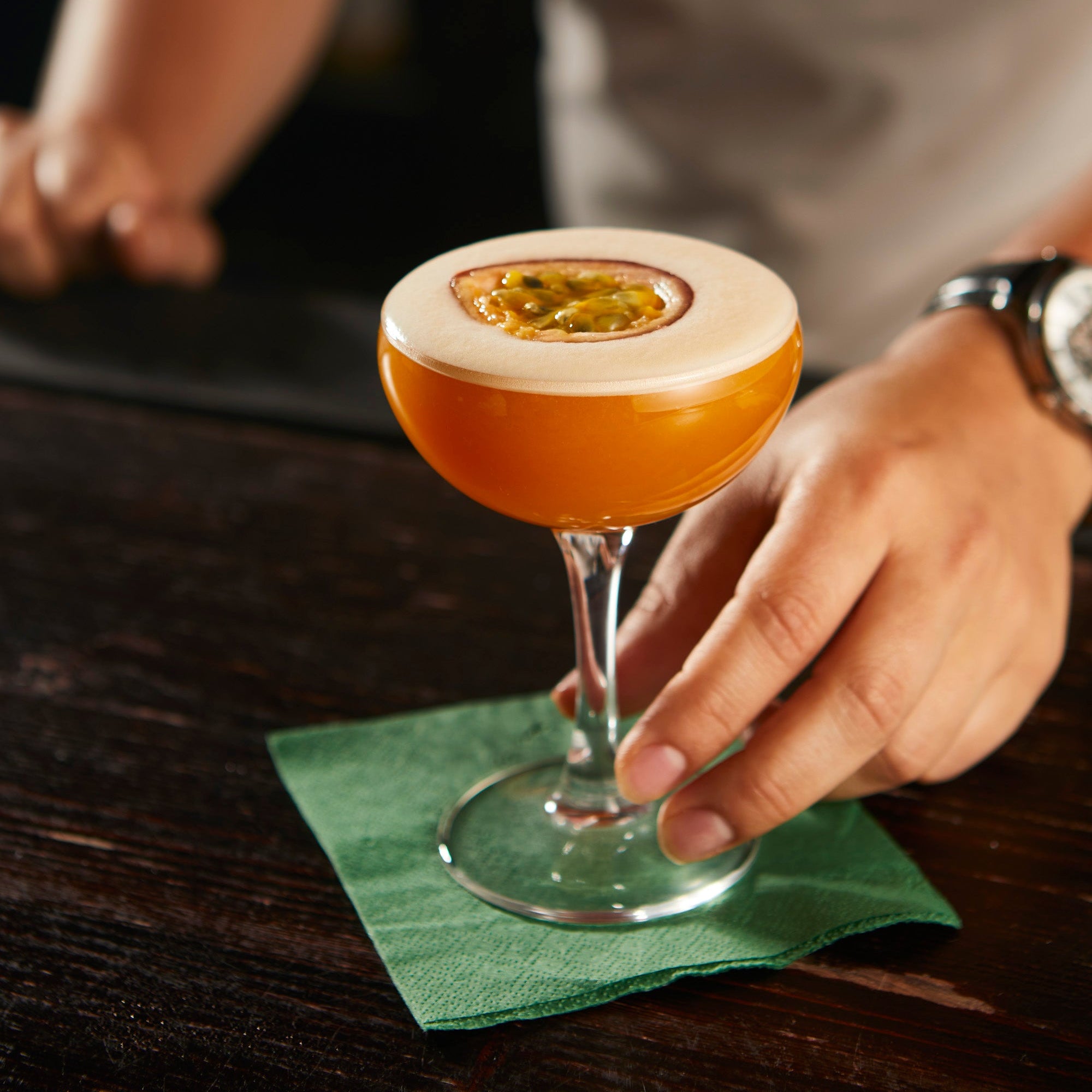 Passionsfrucht & Falernum Caribbean Pornstar Martini
