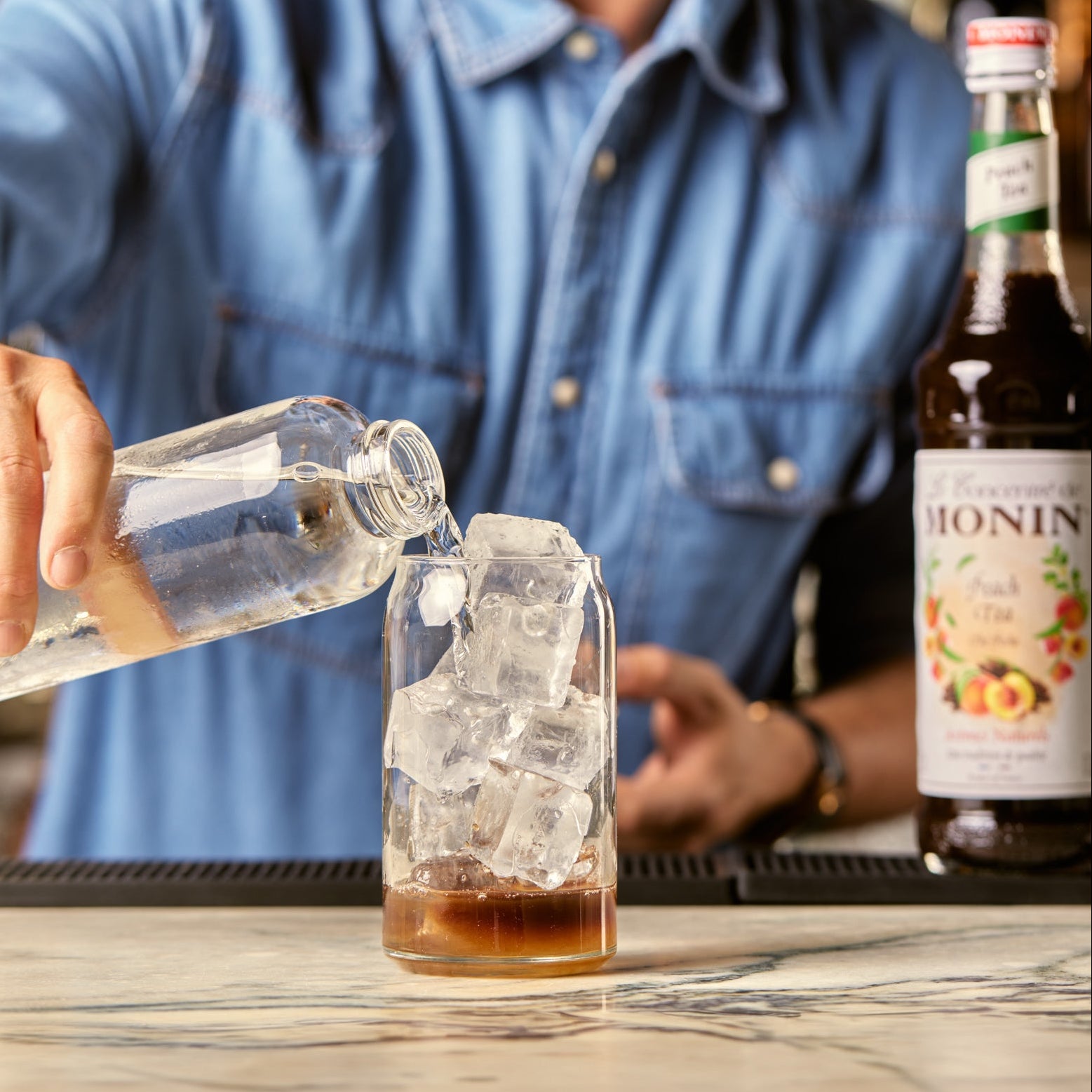 White Peach Coconut Iced Tea