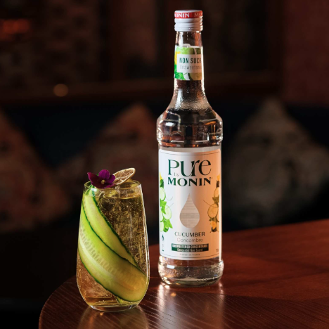 Black & Pink Cucumber Iced Tea