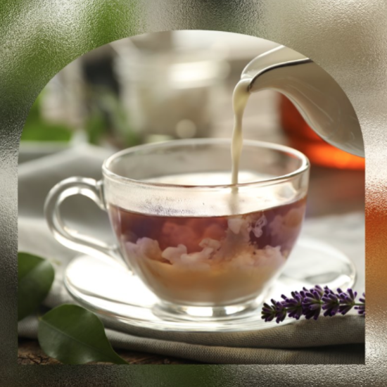 Black Lavender Milktea