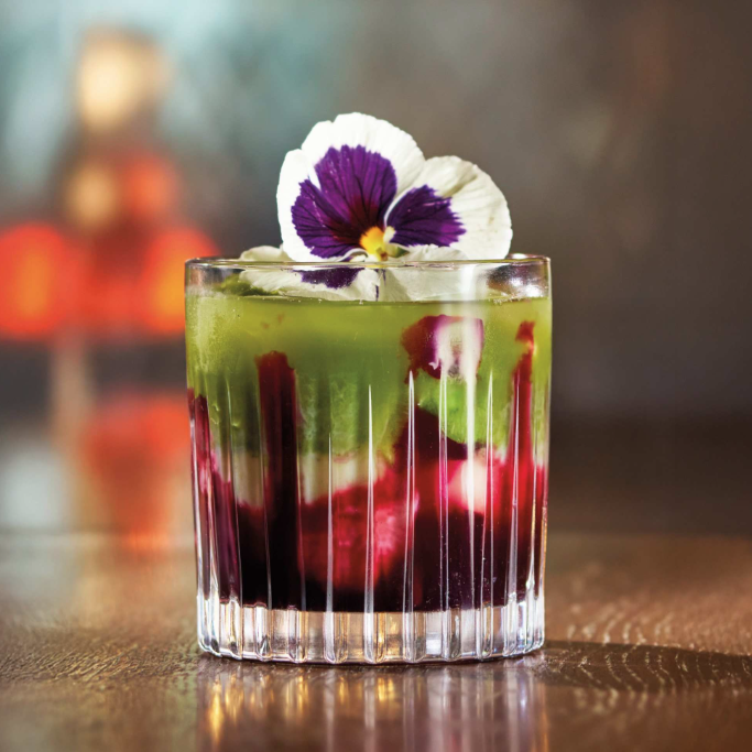 Jabuticaba Iced Matcha Latte