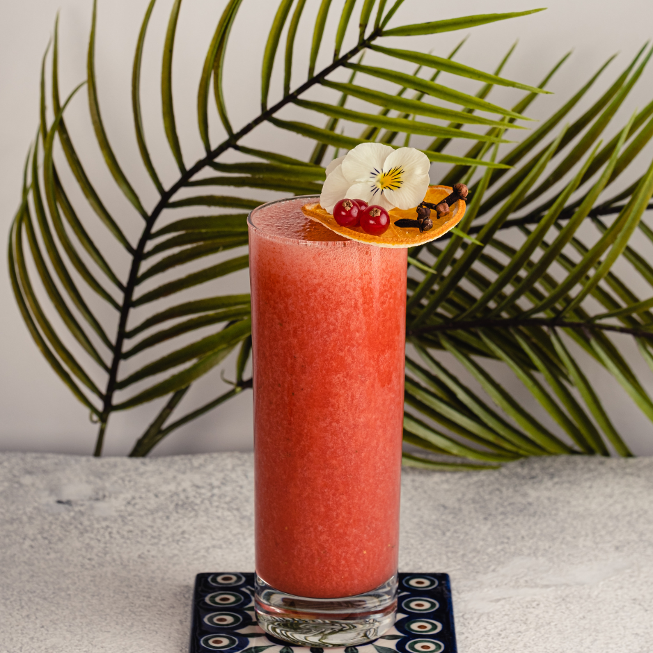 Green Apple Strawberry Smoothie