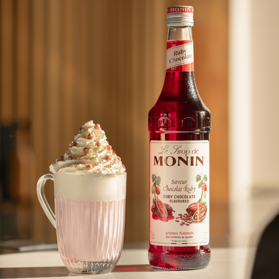 Erdbeer-Ruby-Chocolate Milkshake