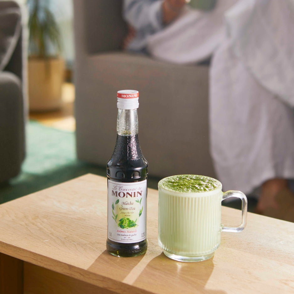 Salted Caramel Matcha Latte