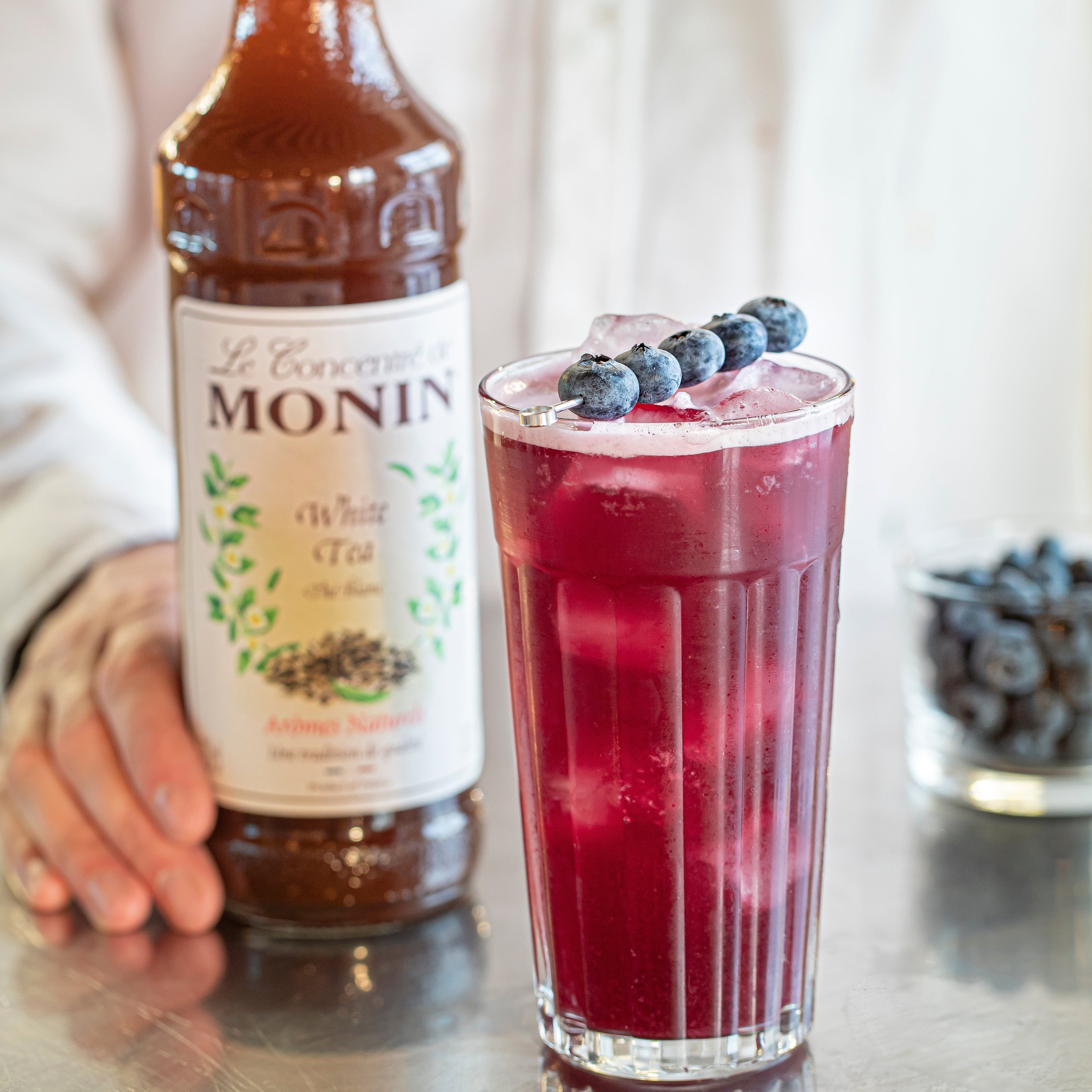 White Hibiscus Iced Tea
