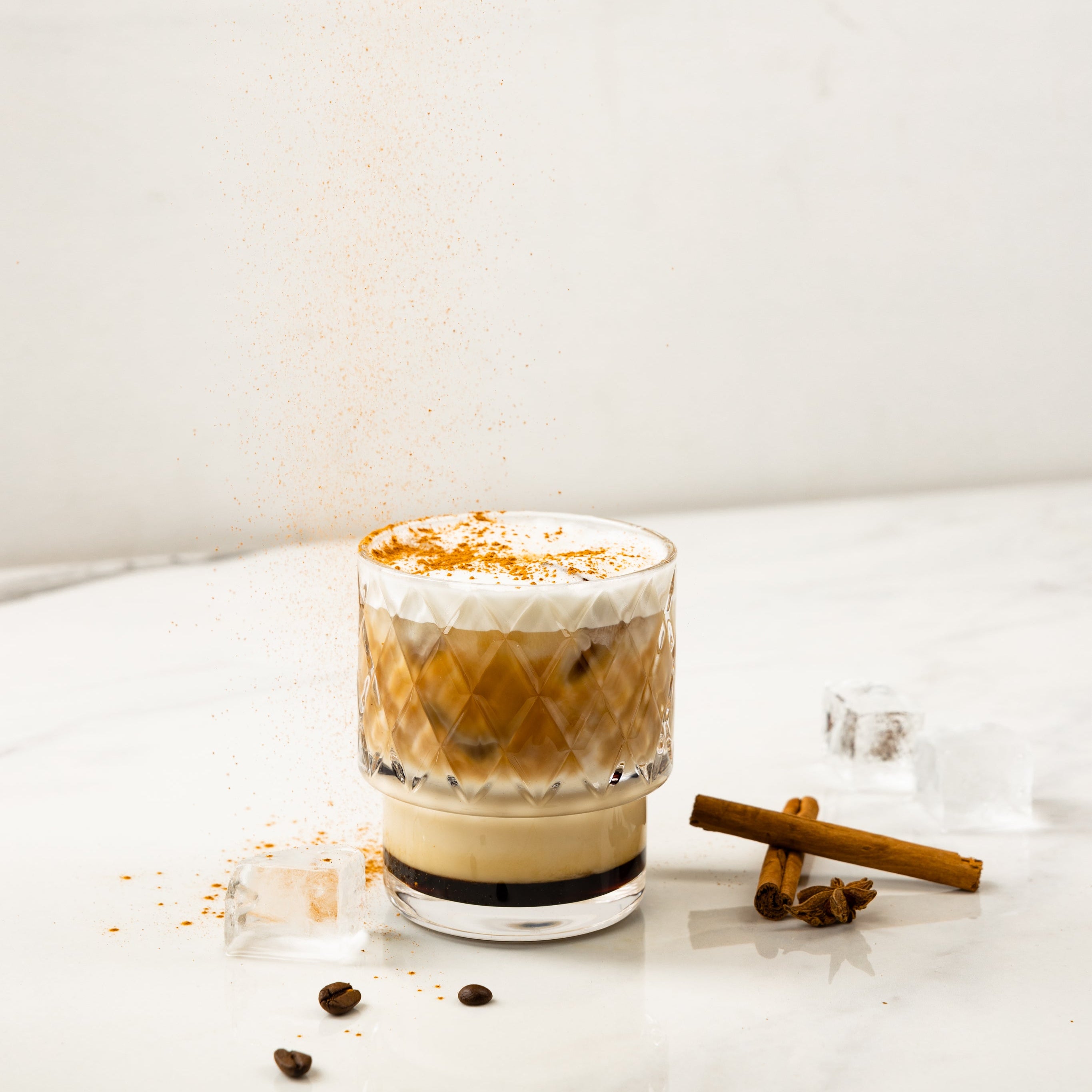 Iced Dirty Chai Latte