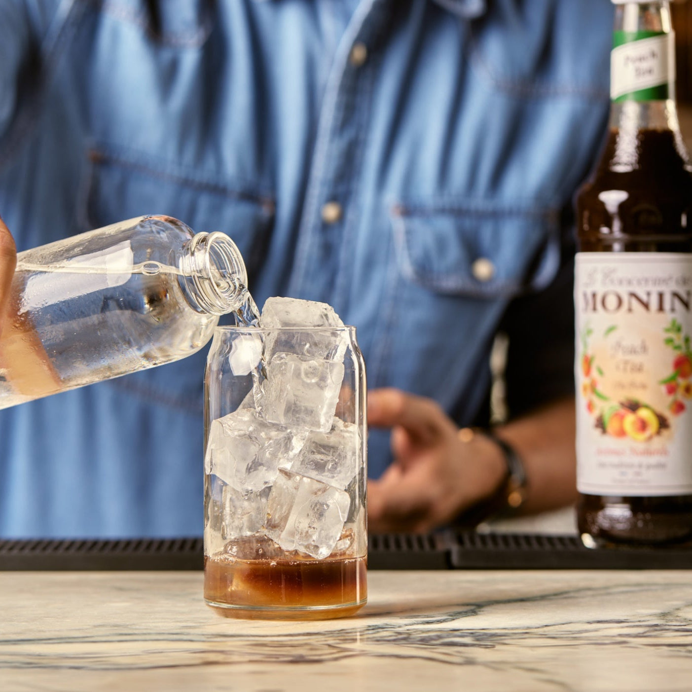 Peachy Amaretto Iced Tea